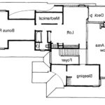 SE 2160TD Upper Level Floor Plan Reversed
